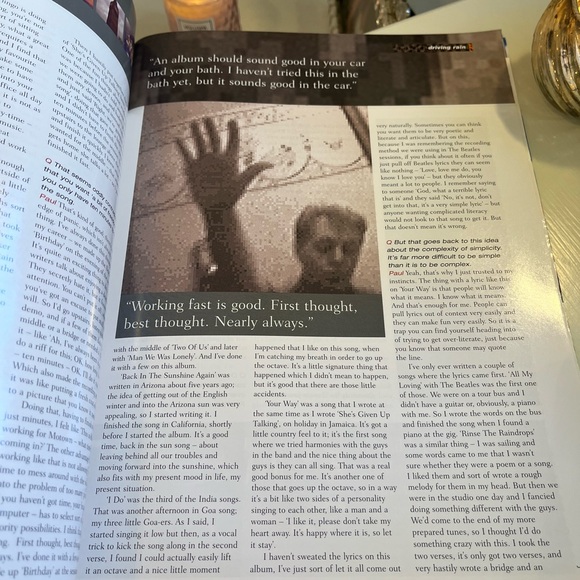 🎸Paul McCartney 2002 “Back in the U.S.” Tour Concert Program/Book - Picture 6 of 15